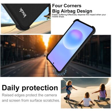 Защитный чехол IMAK Airbag Sand Case для Samsung Galaxy A27 (A276) - Matte Black