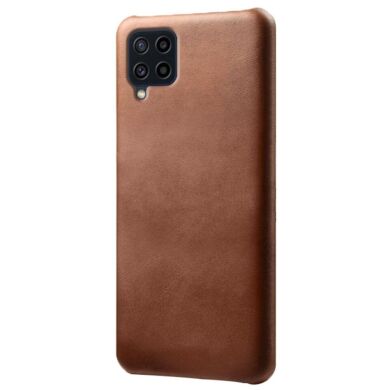 Защитный чехол KSQ Leather Cover для Samsung Galaxy M22 (M225) / Galaxy M32 (M325) - Brown