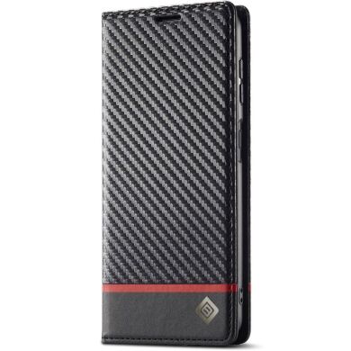 Защитный чехол LC.IMEEKE Carbon Fiber для Samsung Galaxy S25 (S931) - Horizontal Stripe
