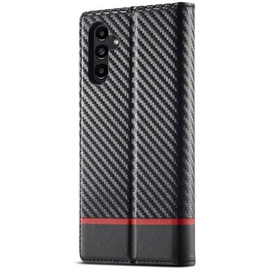 Защитный чехол LC.IMEEKE Carbon Fiber для Samsung Galaxy S25 (S931) - Horizontal Stripe
