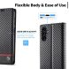 Защитный чехол LC.IMEEKE Carbon Fiber для Samsung Galaxy S25 (S931) - Horizontal Stripe. Фото 7 из 11