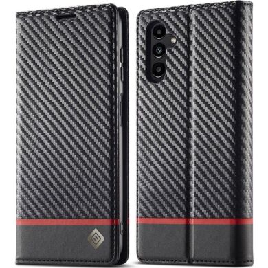 Защитный чехол LC.IMEEKE Carbon Fiber для Samsung Galaxy S25 (S931) - Horizontal Stripe