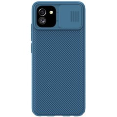 Защитный чехол NILLKIN CamShield Case для Samsung Galaxy A03 (A035) - Blue