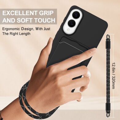 Захисний чохол Reframe Silicone Holder для Samsung Galaxy S25 Edge (S937) - Black