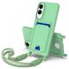 Захисний чохол Reframe Silicone Holder для Samsung Galaxy S25 Edge (S937) - Green