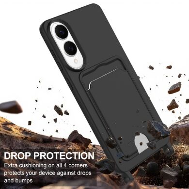 Захисний чохол Reframe Silicone Holder для Samsung Galaxy S25 Edge (S937) - Black