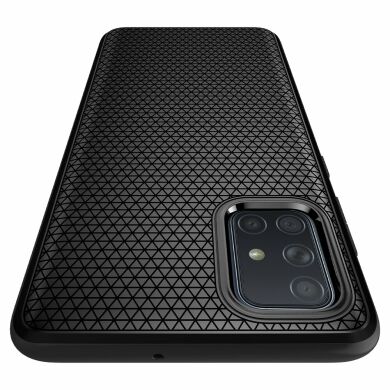 Захисний чохол Spigen (SGP) Liquid Air для Samsung Galaxy A71 (A715) - Matte Black