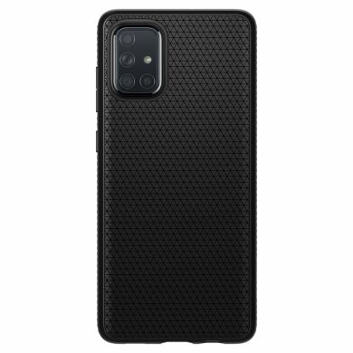 Захисний чохол Spigen (SGP) Liquid Air для Samsung Galaxy A71 (A715) - Matte Black