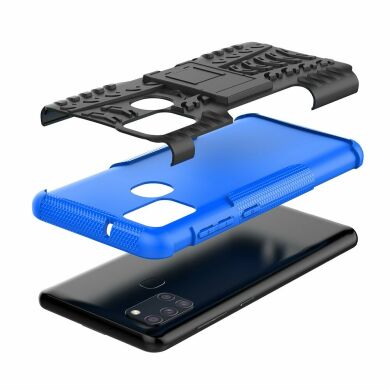 Защитный чехол UniCase Hybrid X для Samsung Galaxy A21s (A217) - Black / Blue