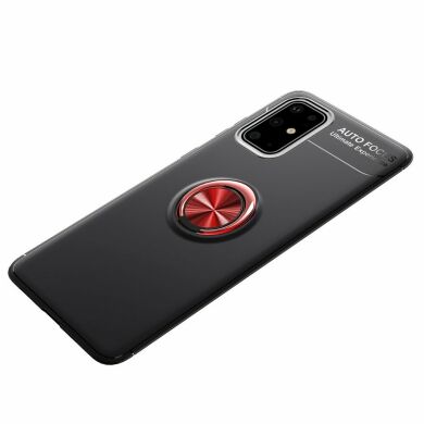 Захисний чохол UniCase Magnetic Ring для Samsung Galaxy A41 (A415) - Black / Red