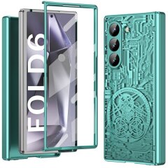 Защитный чехол UniCase Mechanical Legend для Samsung Galaxy Fold 6 - Green
