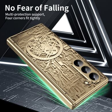 Защитный чехол UniCase Mechanical Legend для Samsung Galaxy Fold 6 - Green