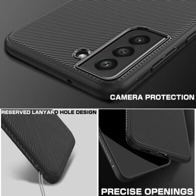 Защитный чехол UniCase Twill Soft для Samsung Galaxy S21 FE (G990) - Blue
