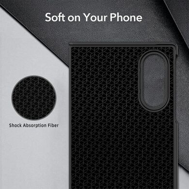 Захисний кейс Deexe Soft Touch Case (FF) для Samsung Galaxy Fold 8 - Black