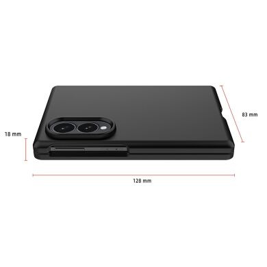 Захисний кейс Deexe Soft Touch Case (FF) для Samsung Galaxy Fold 8 - Black