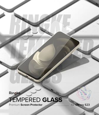 Комплект захисних стекол (2шт) Ringke Screen Protector Tempered Glass для Samsung Galaxy S23 (S911) 8809919301794