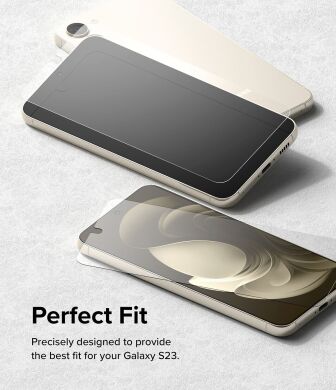 Комплект захисних стекол (2шт) Ringke Screen Protector Tempered Glass для Samsung Galaxy S23 (S911) 8809919301794