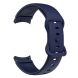 Ремешок Deexe Soft Silicone для Samsung Galaxy Watch 5 (40/44mm) / 5 Pro (45mm) - Dark Blue. Фото 2 из 3