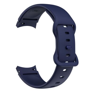 Ремешок Deexe Soft Silicone для Samsung Galaxy Watch 5 (40/44mm) / 5 Pro (45mm) - Dark Blue