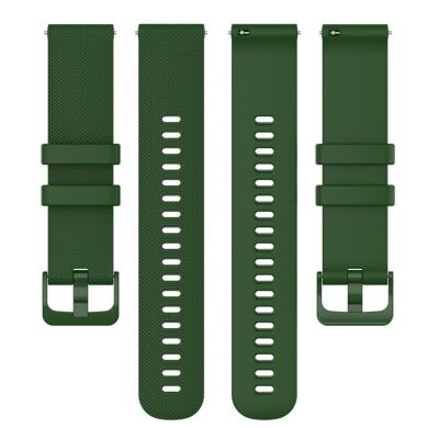 Ремінець UniCase Rhombus Texture для годинників з шириною кріплення 18 мм - Army Green