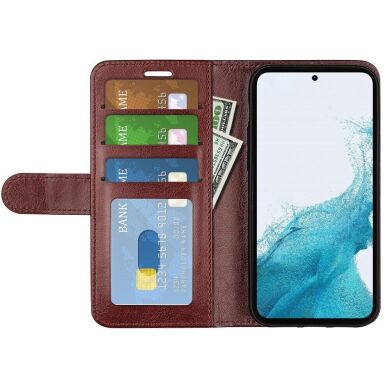 Чехол-книжка Deexe Wallet Style для Samsung Galaxy A54 (A546) - Brown