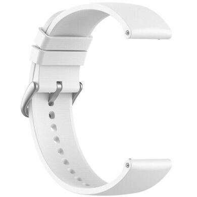 Ремінець Deexe Silicone Band для годинників з шириною кріплення 20мм - White