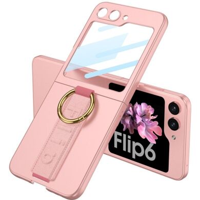 Захисний чохол GKK Hand Strap для Samsung Galaxy Flip 6 - Pink