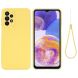 Защитный чехол Deexe Silicone Case для Samsung Galaxy A23 (A235) - Yellow. Фото 1 из 10