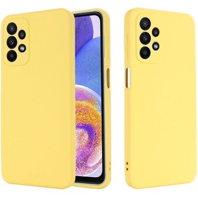 Захисний чохол Deexe Silicone Case для Samsung Galaxy A23 (A235) - Yellow