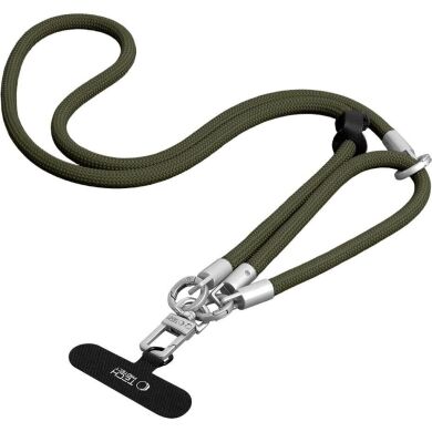 Набор ремешков Tech-Protect C10S Rope Crossbody - Green / Titanium