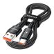 Кабель ESSAGER 120W Data Cable USB to Type-C (6A, 1m) - Black. Фото 1 из 13