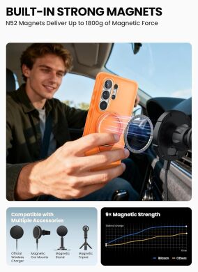 Защитный чехол i-Blason Cosmo MagSafe by Supcase для Samsung Galaxy S26 Ultra (S948) 843439160934 - Frosted Black