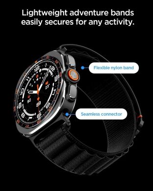 Ремінець Spigen WBF1 Band для Samsung Galaxy Watch Ultra 2 / Ultra / Ultra (2025) AMP11614 - Black