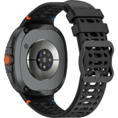 Ремешок Reframe Holes Design для Samsung Galaxy Watch 8 (40/44mm) / 8 Classic - Black