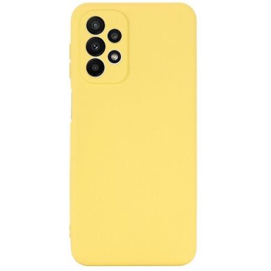 Защитный чехол Deexe Silicone Case для Samsung Galaxy A23 (A235) - Yellow