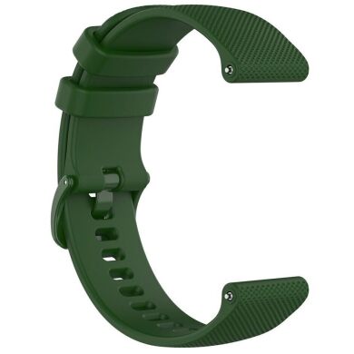 Ремешок UniCase Rhombus Texture для часов с шириной крепления 18 мм - Army Green