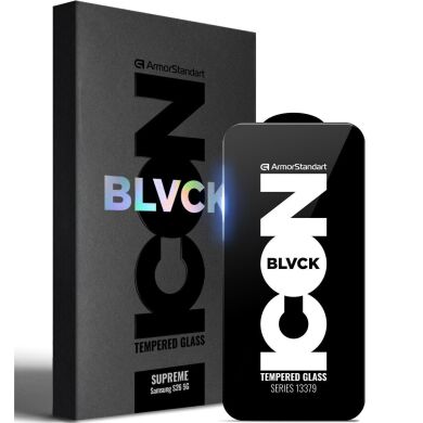 Защитное стекло ArmorStandart Supreme Black Icon (FP) для Samsung Galaxy S26 (S942) - Black
