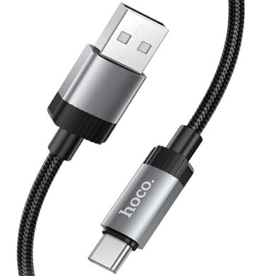 Кабель Hoco X117 USB to Type-C (3A, 1m) - Black