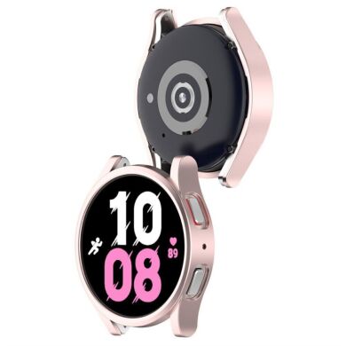 Защитный чехол Deexe Hard Frame для Samsung Galaxy Watch 4 / 5 (40mm) - Light Pink