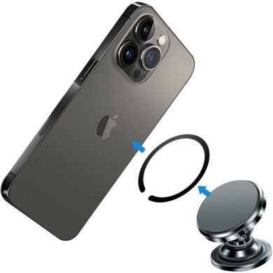 Комплект магнітних кілець Tech-Protect Metal Plate Magnetic - Black / Silver