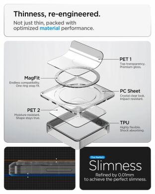 Захисний чохол Spigen Ultra Hybrid (MagFit) для Samsung Galaxy S26 Plus (S947) ACS10709 - Clear / White