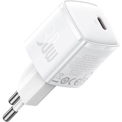 Мережевий зарядний пристрій Baseus Cube Pro 30W (Type-C) CCXF000302 - White