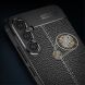 Защитный чехол Deexe Leather Cover для Samsung Galaxy A34 (A346) - Black. Фото 6 из 7