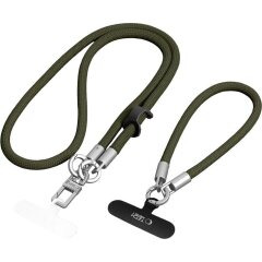 Набор ремешков Tech-Protect C10S Rope Crossbody - Green / Titanium