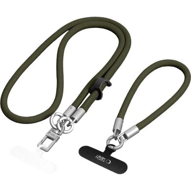 Набор ремешков Tech-Protect C10S Rope Crossbody - Green / Titanium