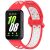 Ремінець Deexe Dot Color для Samsung Galaxy Fit 3 - Red / White