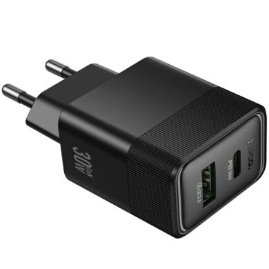 Сетевое зарядное устройство Hoco CS112A Lounge PD30W + QC3.0 - Black