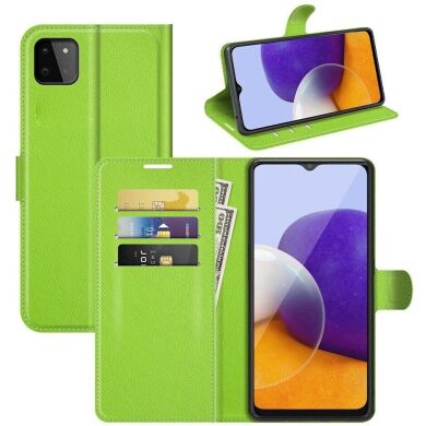Чохол-книжка Deexe Book Type для Samsung Galaxy A22 5G (A226) - Green