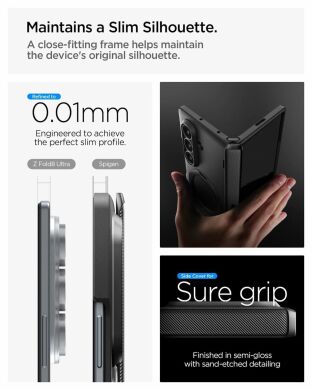 Защитный чехол Spigen Slim Armor Pro S (MagFit) для Samsung Galaxy Fold 8 Ultra (ACS11778) - Black