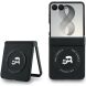 Защитный чехол Karl Lagerfeld Karl&Choupette Pins MagSafe для Samsung Galaxy Flip 8 (KLHMZF8PSMLRKCK) - Black. Фото 1 из 7